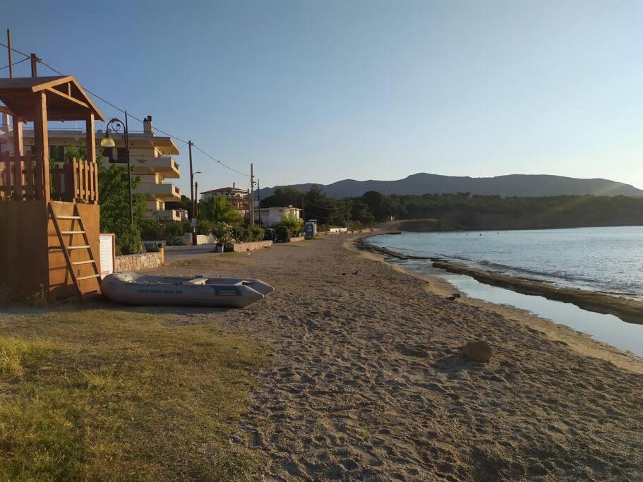 Modern Studio Next To The Sea! Pórto Ráfti Exteriör bild